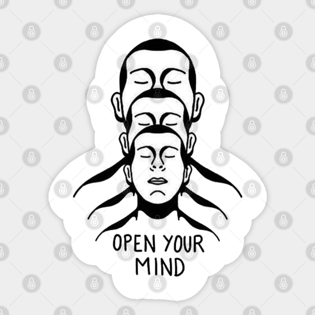 open your mind Sticker by unremarkable